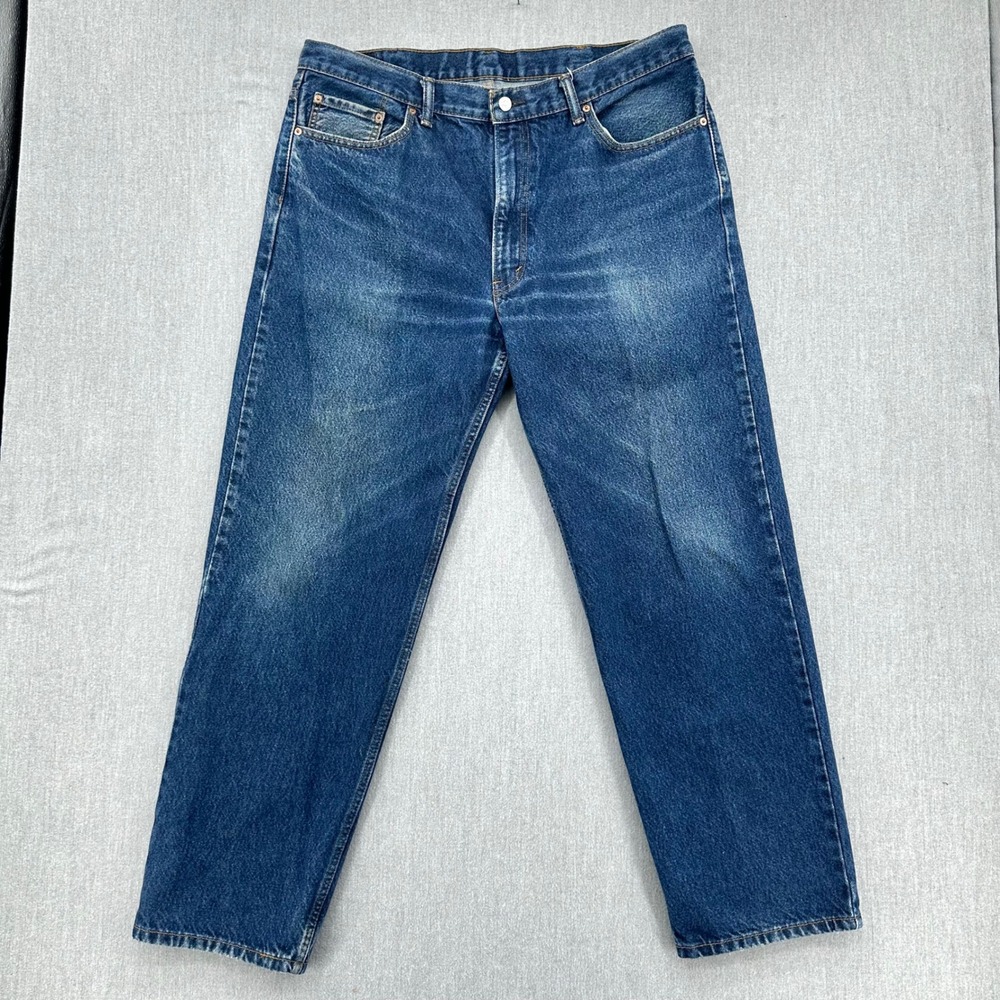 Levi's 550 Jeans Mens 40x32 Blue Relaxed‎ Fit Tapered Leg Denim Pants Casual